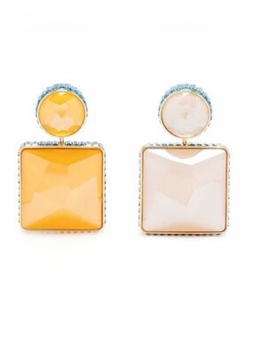 Swarovski Atelier Swarovski Orbita Octagon Cut Clip Earrings
